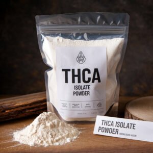 Pure THCA isolate powder bulk